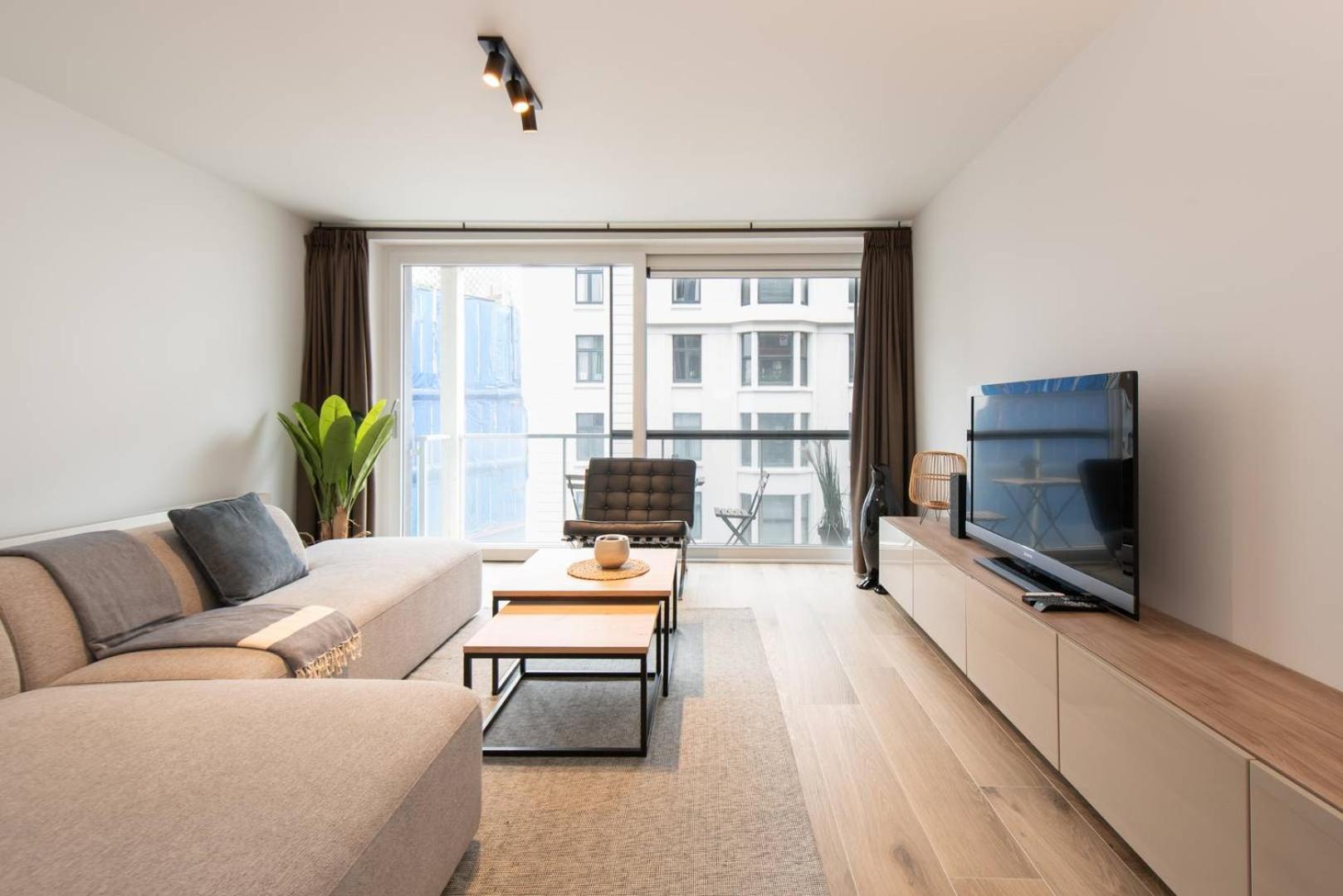 Luxueus, Ruim Appartement Op 350M Van Het Strand Oostende Bagian luar foto